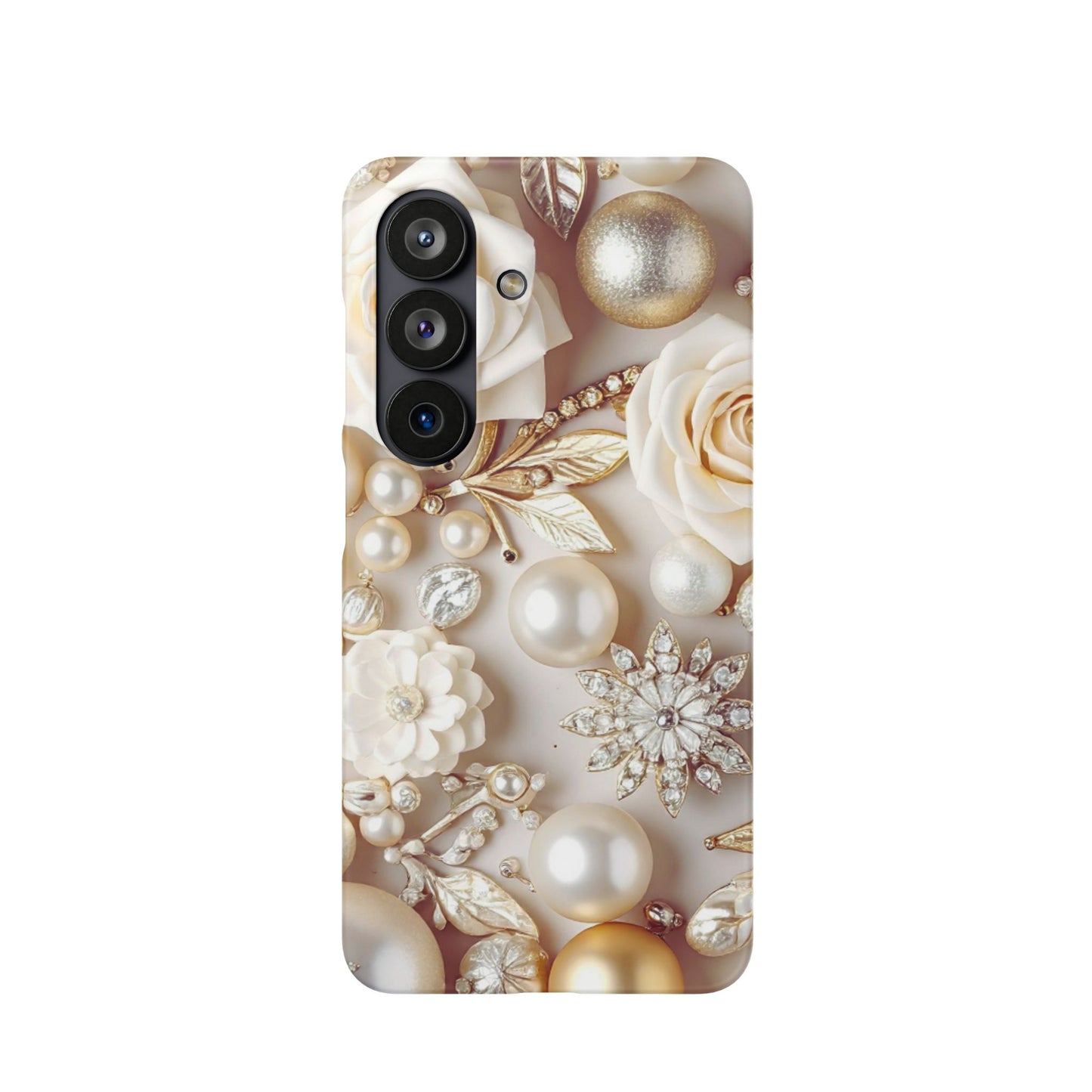 Snap Phone Case – Ivory Opulence