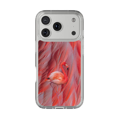 Clear Phone Case – Scarlet Plume