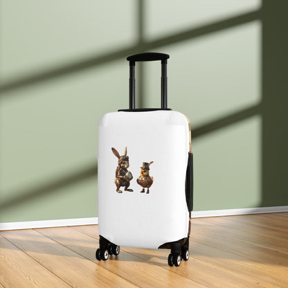 Luggage Cover – Clockwork Cottontail