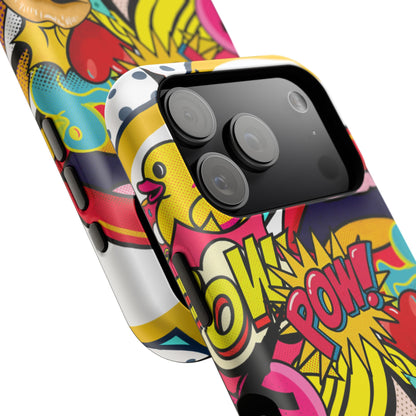 Impact-Resistant Phone Case – Pop Off – Compatible with iPhone 11–17 & Samsung Galaxy S22–S26 Series
