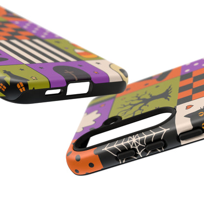 Protective Phone Case – Spooky Patchwork