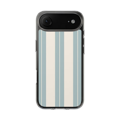 Clear Phone Case – Coastal Stripe