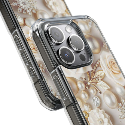 Clear Magnetic Phone Case – Ivory Opulence