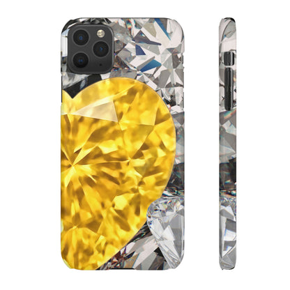 Snap Phone Case – Heart of Gold