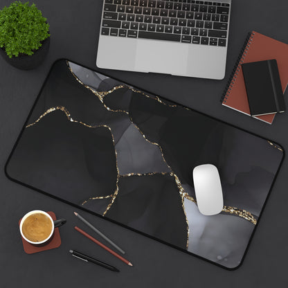 Neoprene Desk Mat – Obsidian Vein