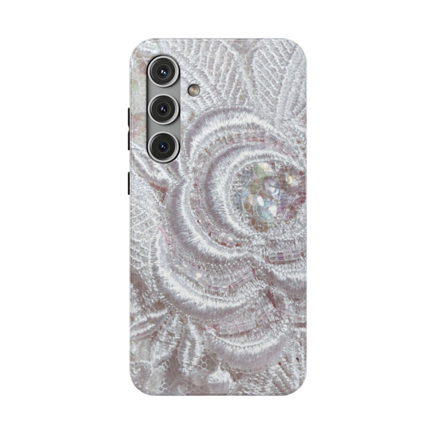 Impact-Resistant Phone Case – Lace Veil
