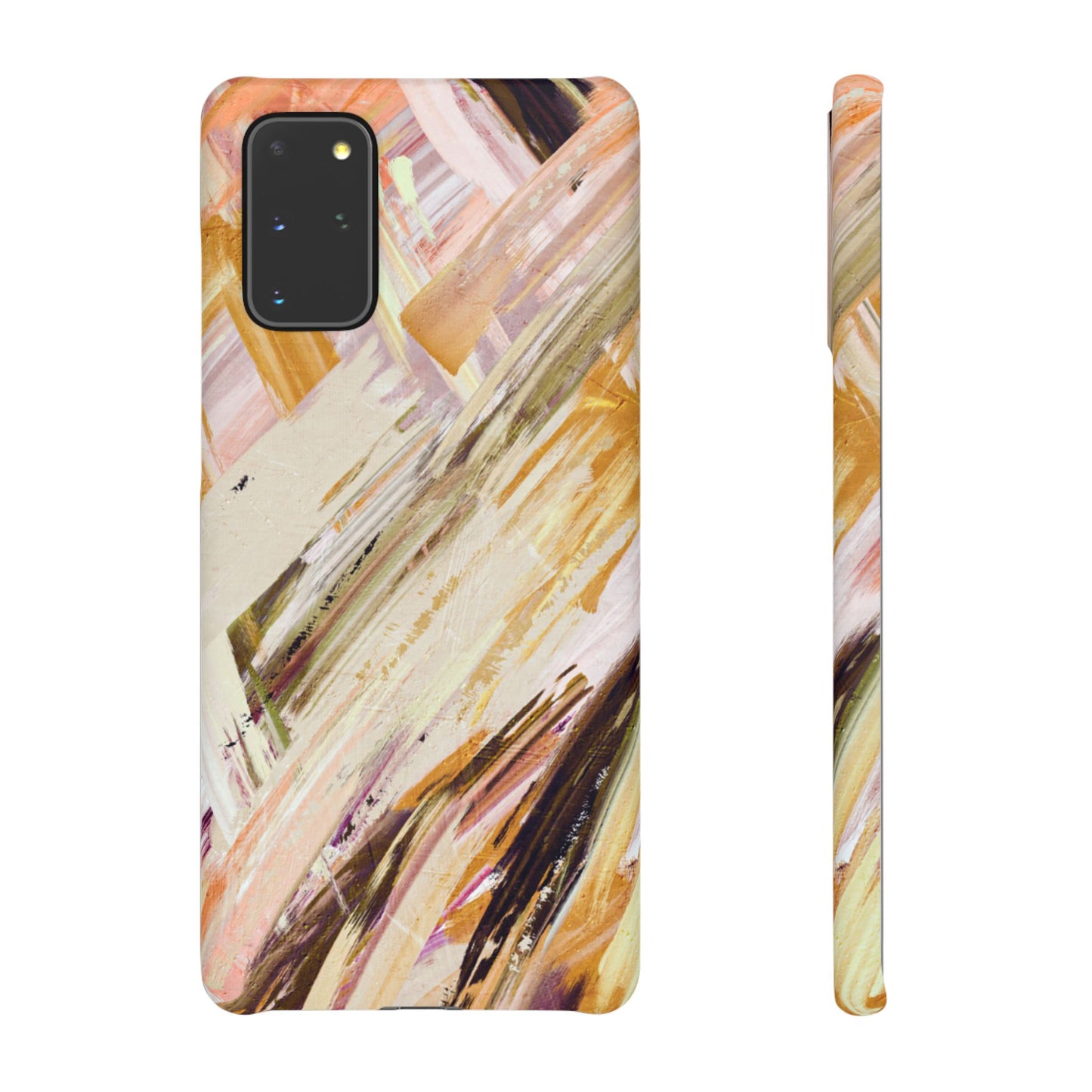 Snap Phone Case – Brush & Bronze