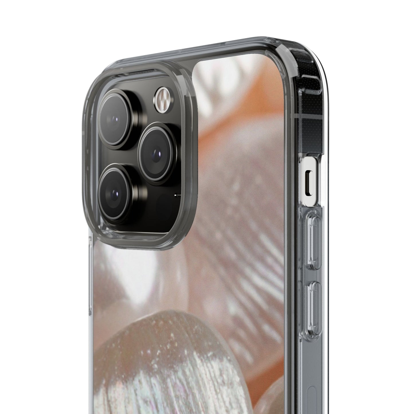 Clear Phone Case – Blush Pearl