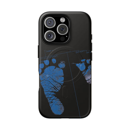 Protective Magnetic Phone Case – Mom’s Little Blue Footprints