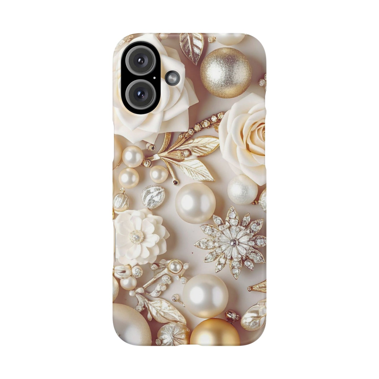 Snap Phone Case – Ivory Opulence