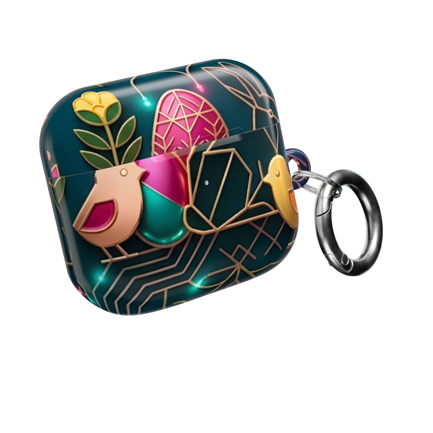 Earbud Case Cover – Jeweled Garden