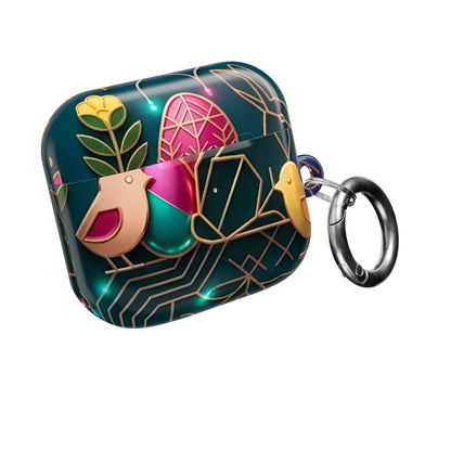 Earbud Case Cover – Jeweled Garden