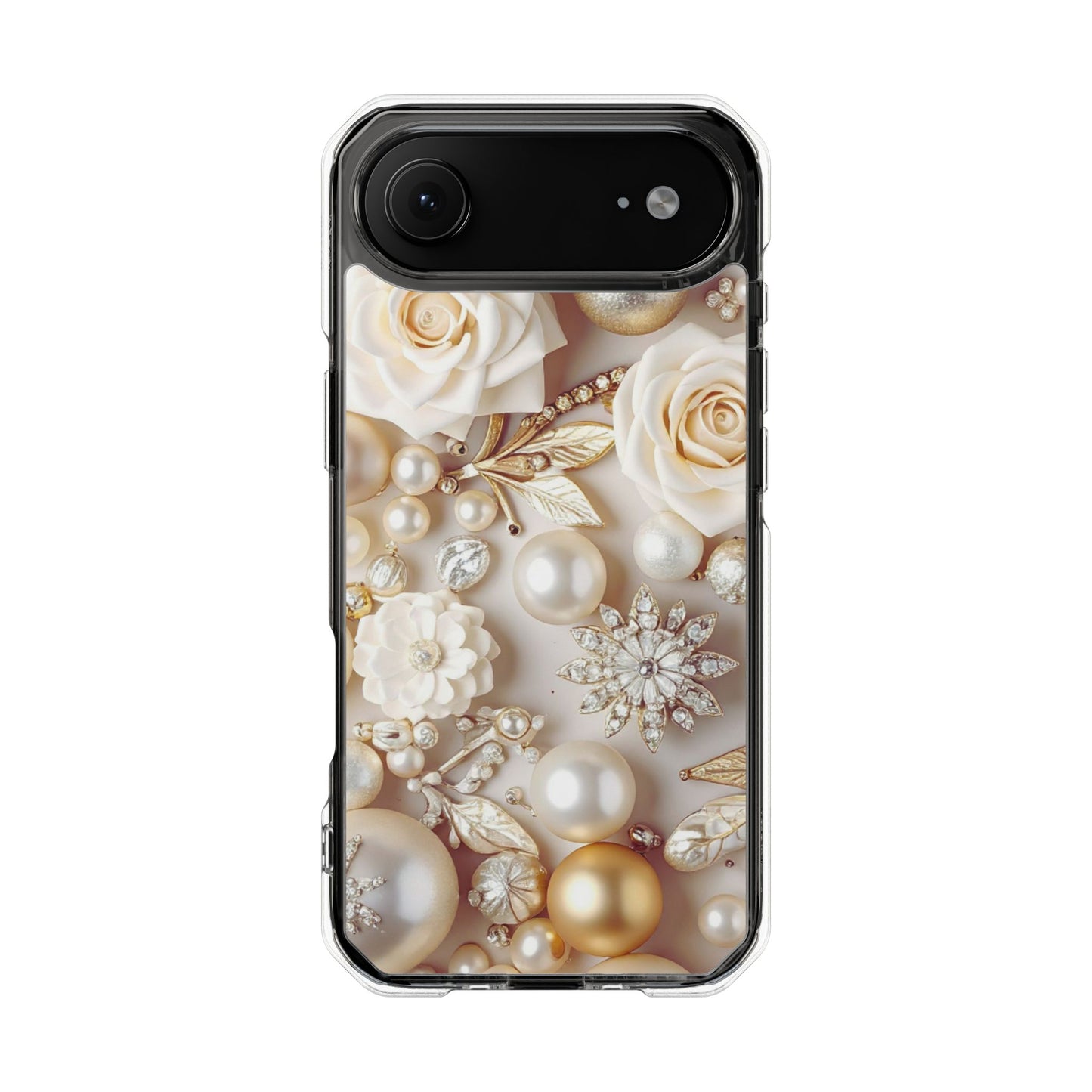 Clear Magnetic Phone Case – Ivory Opulence