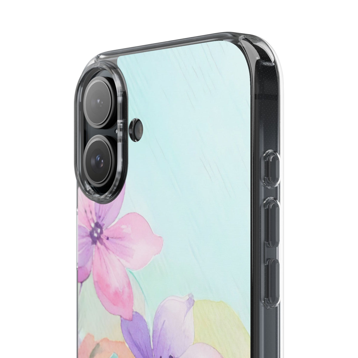 Clear Phone Case – Water Petal