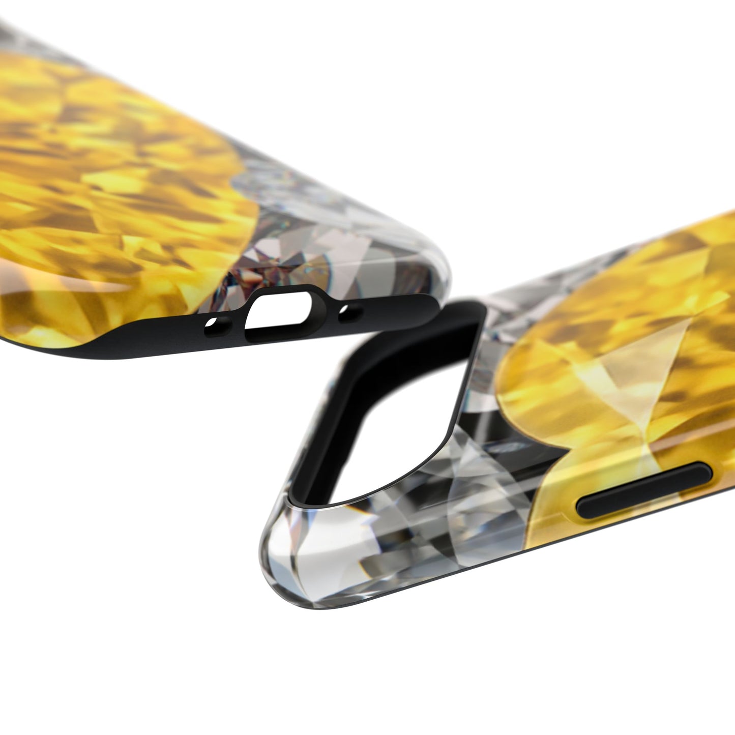 Impact-Resistant Phone Case – Heart of Gold