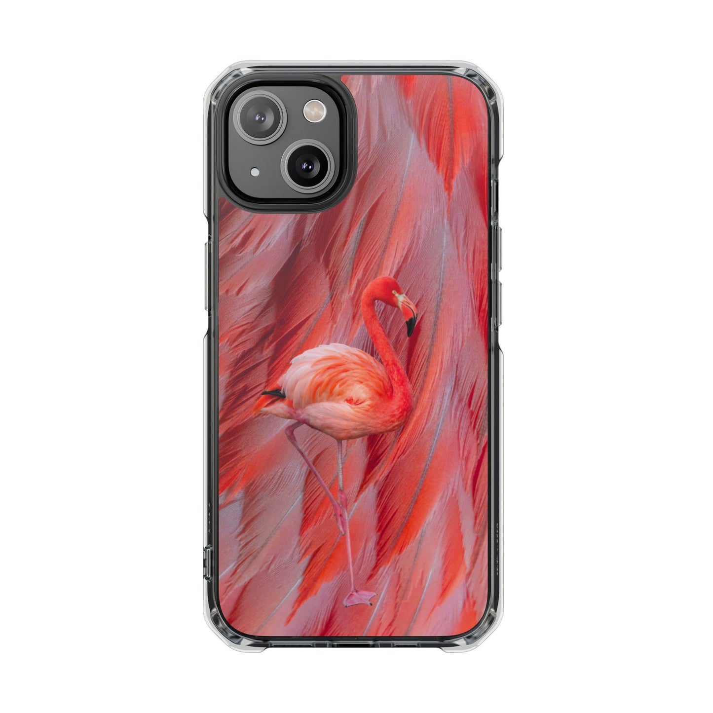 Clear Magnetic Phone Case – Scarlet Plume