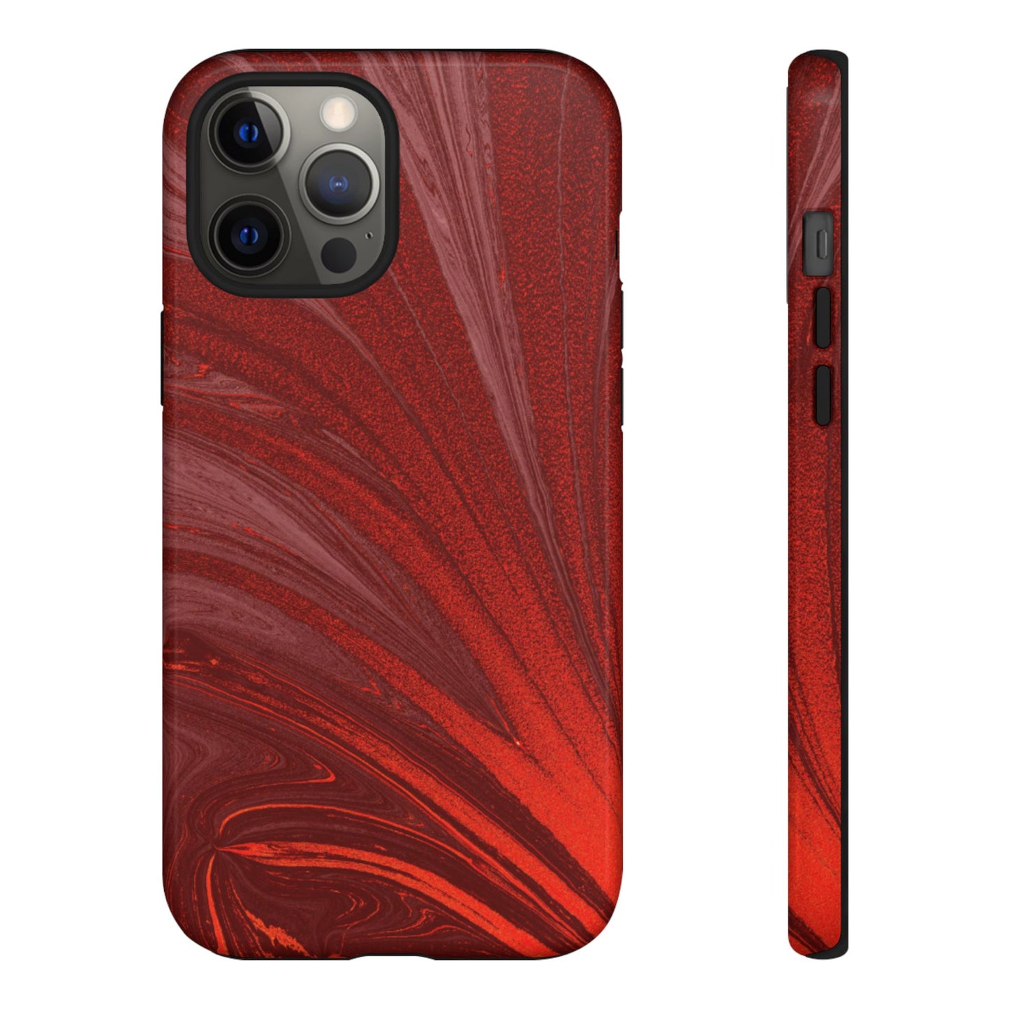 Protective Phone Case – Crimson Current