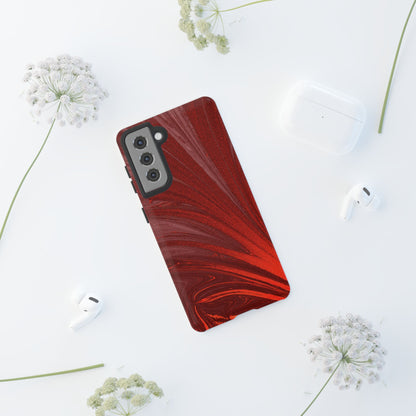 Protective Phone Case – Crimson Current