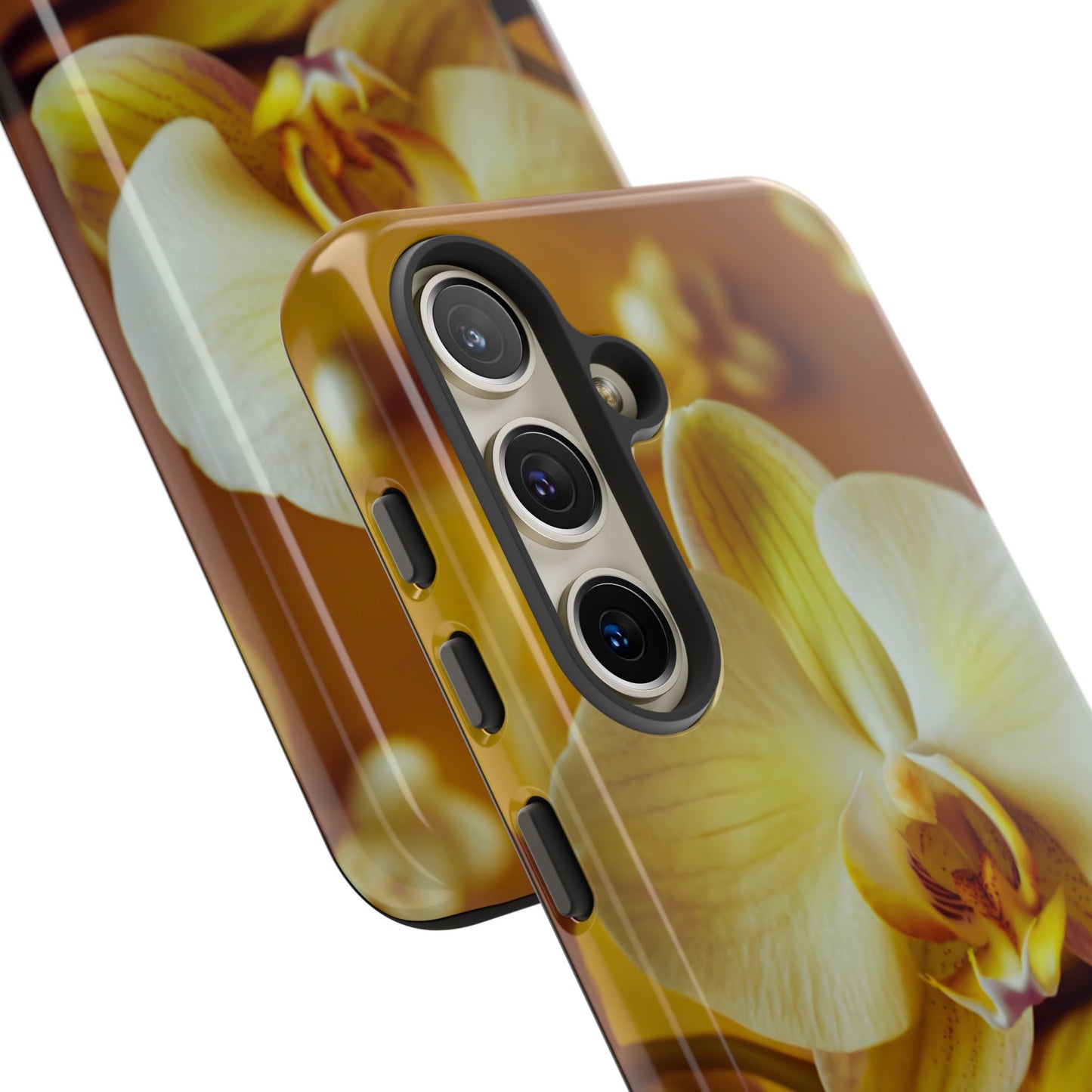 Protective Phone Case – Amber Orchid
