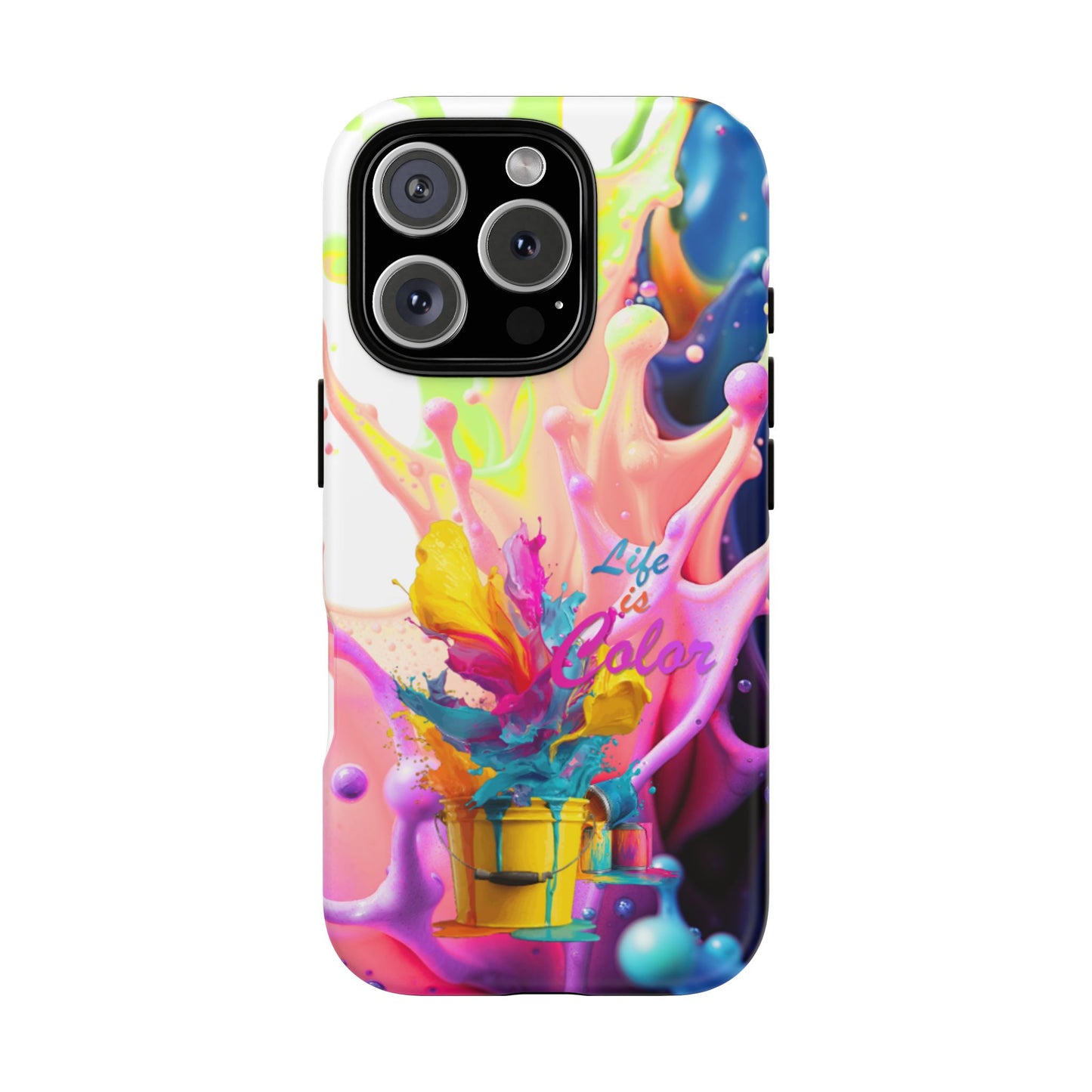 Color Splash Phone Case — “Life in Color” Protective Tough Case