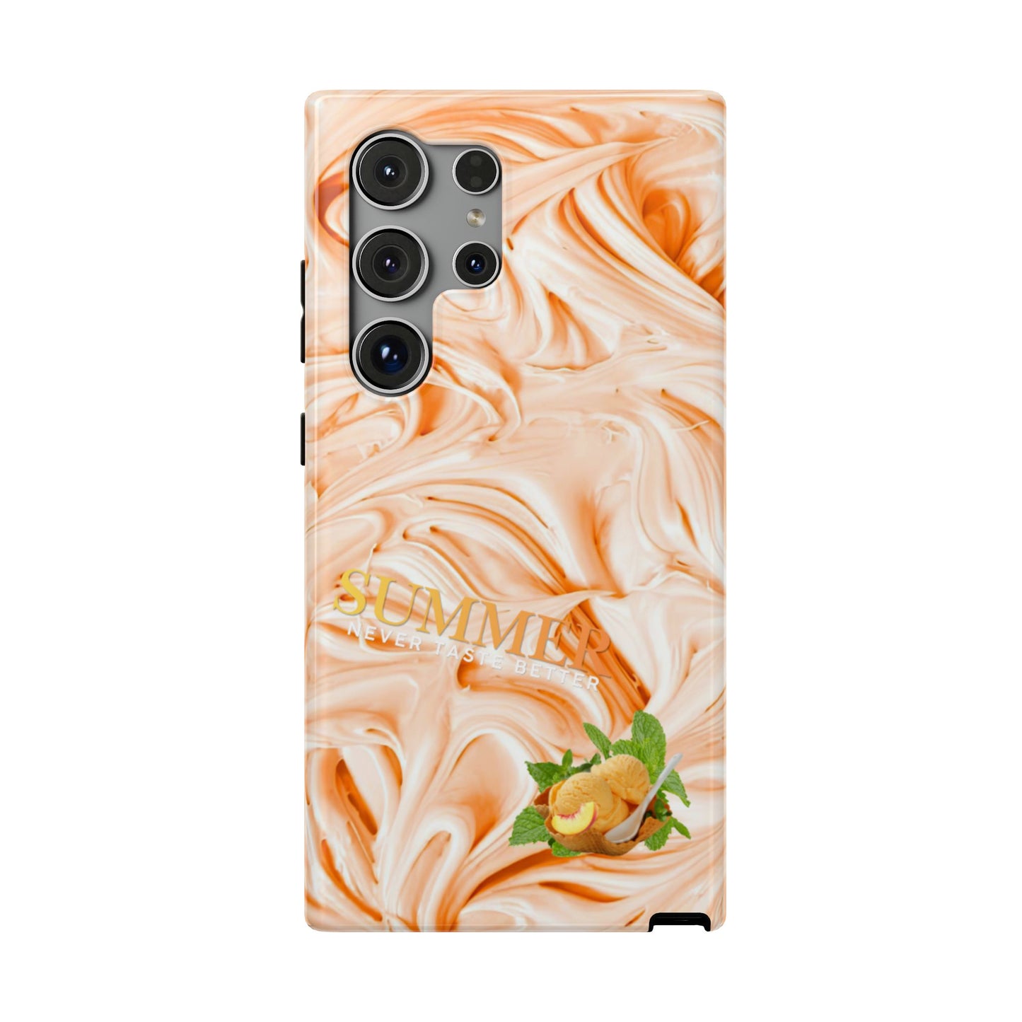 Impact-Resistant Phone Case – Peach Sorbet