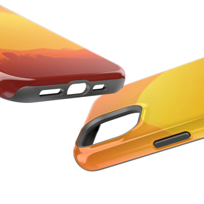 Wireless-Charging Compatible Case – Desert Sunrise