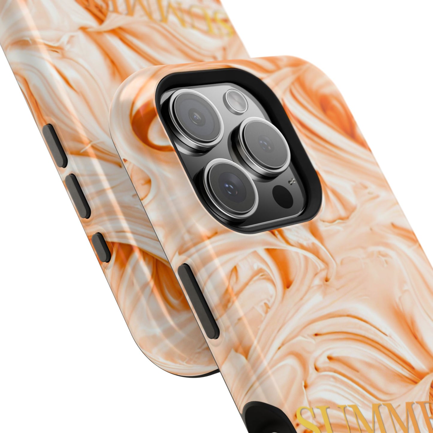 Impact-Resistant Phone Case – Peach Sorbet