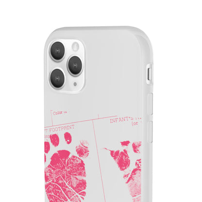 Flexi Case – Mom’s Little Pink Footprints