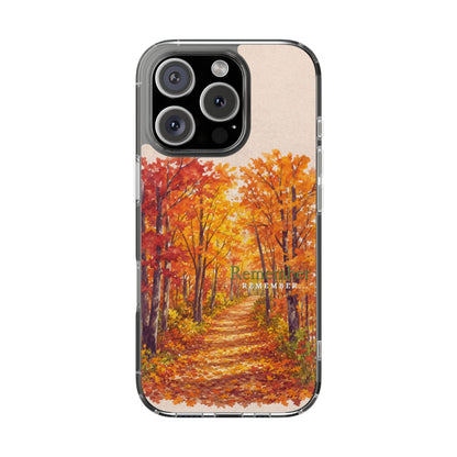 Clear Magnetic Phone Case – Autumn Remembered