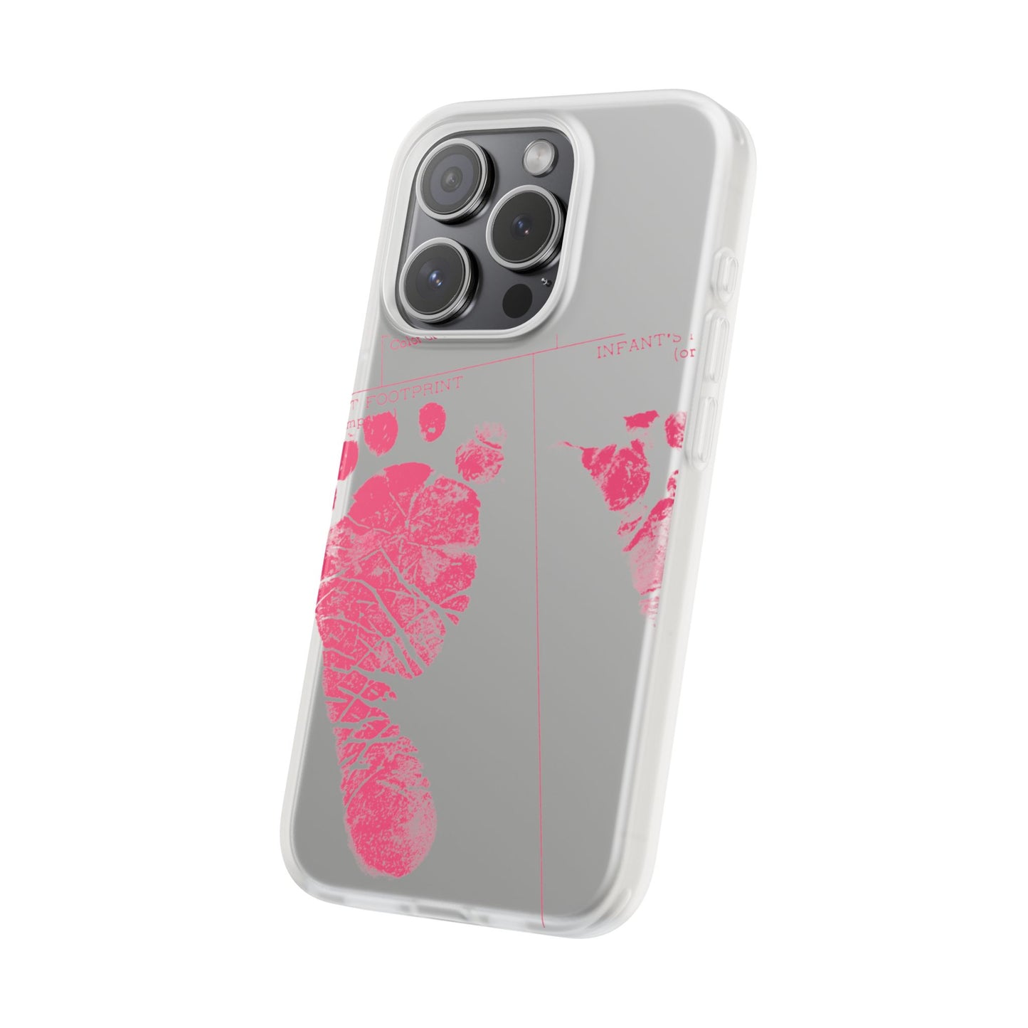Flexi Case – Mom’s Little Pink Footprints