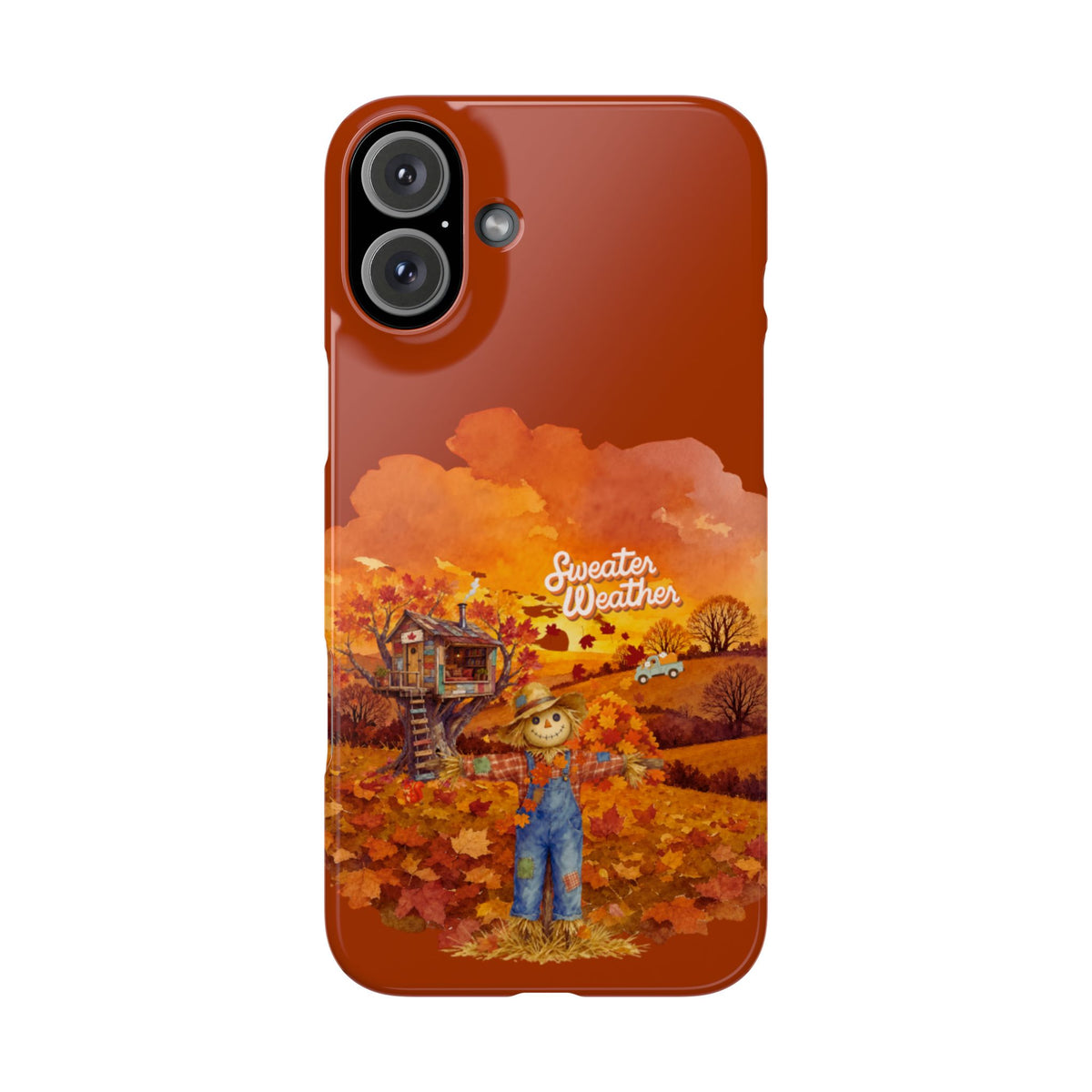 Slim Phone Case – Sweater Weather – Compatible with iPhone 11–17 Series