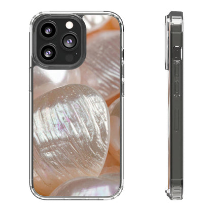 Clear Phone Case – Blush Pearl
