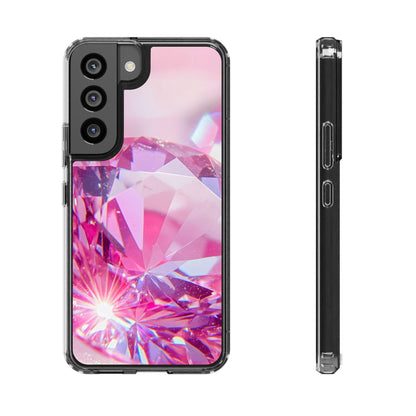 Clear Phone Case – Pink Ice