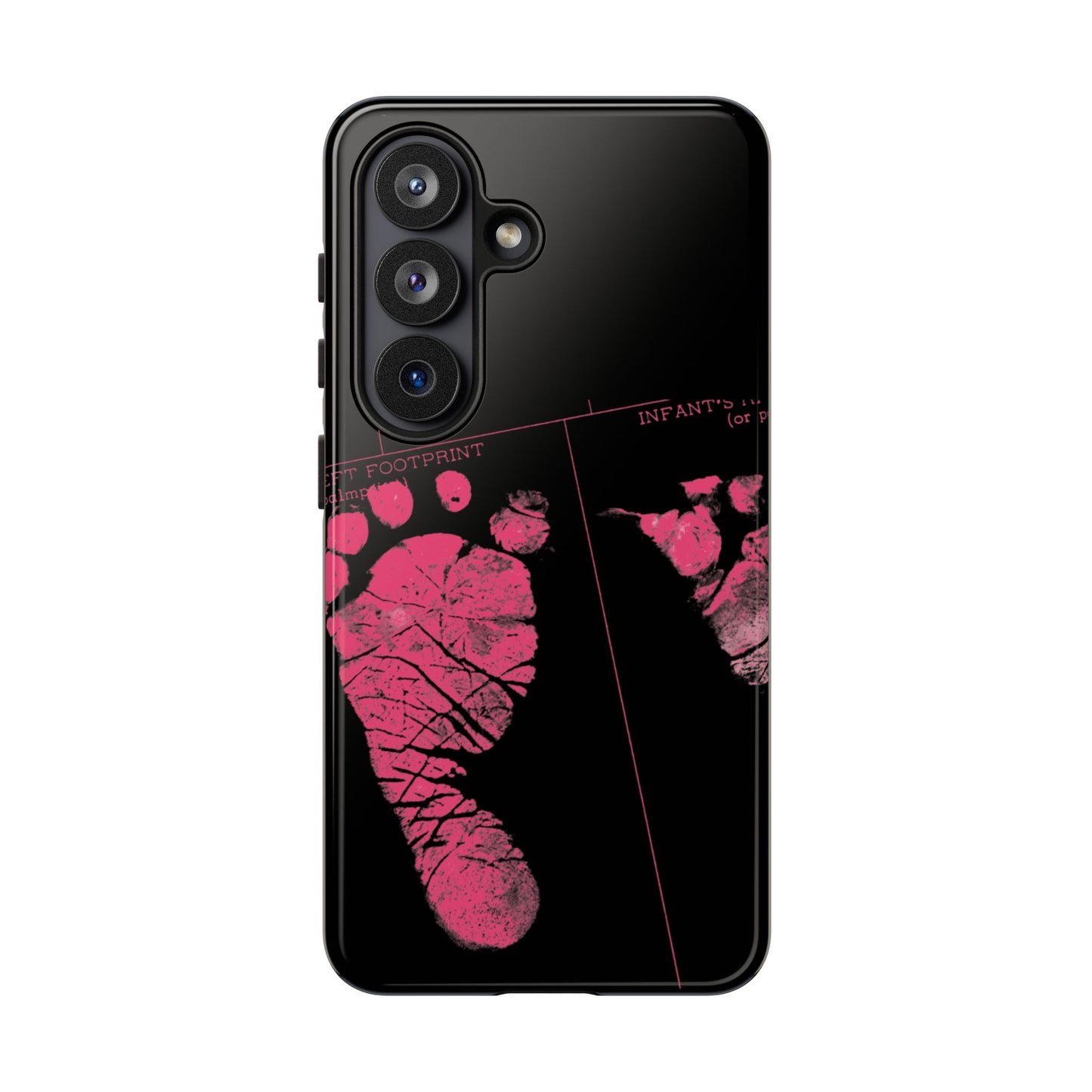Protective Phone Case – Mom’s Little Pink Footprints