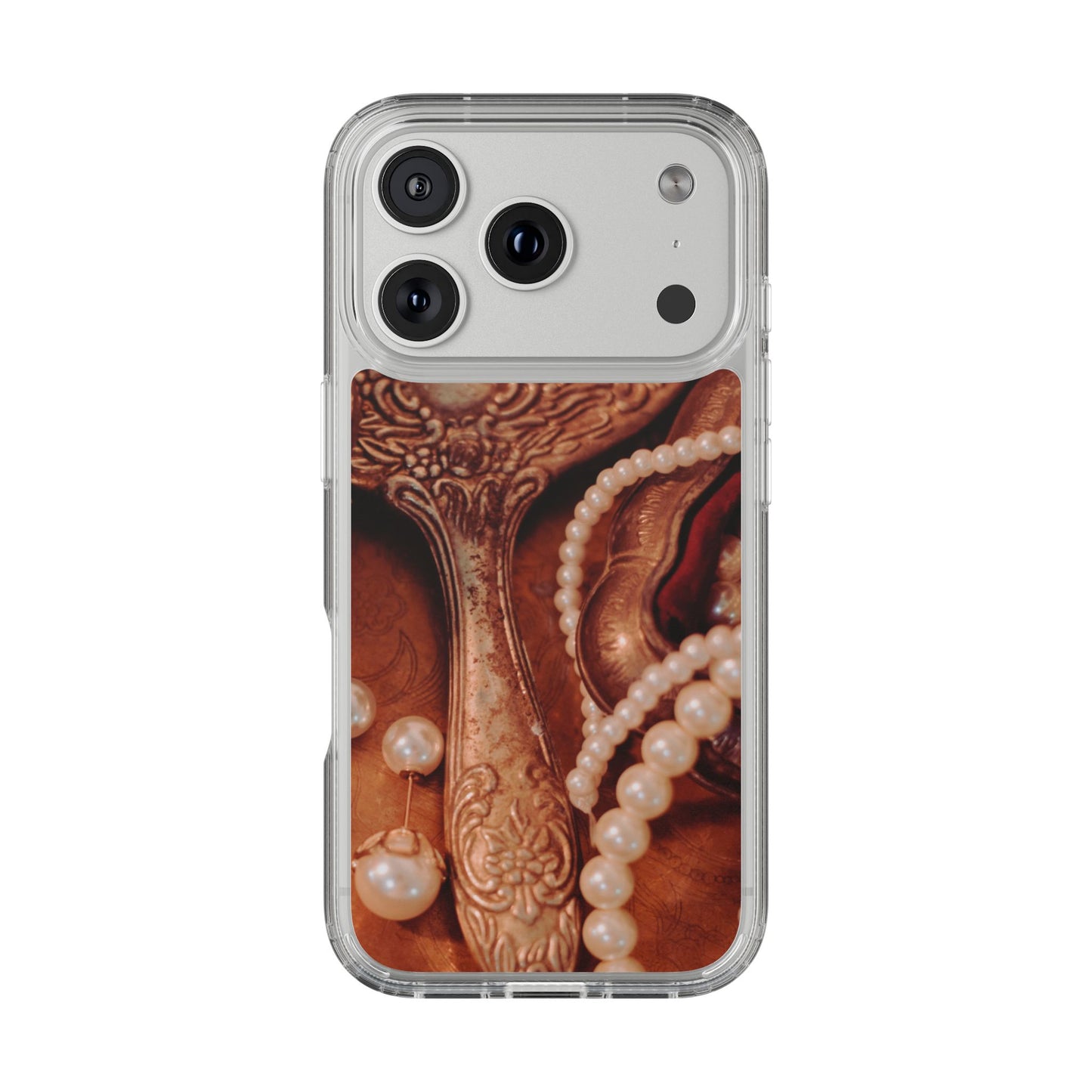 Clear Phone Case – Bronze Vanity