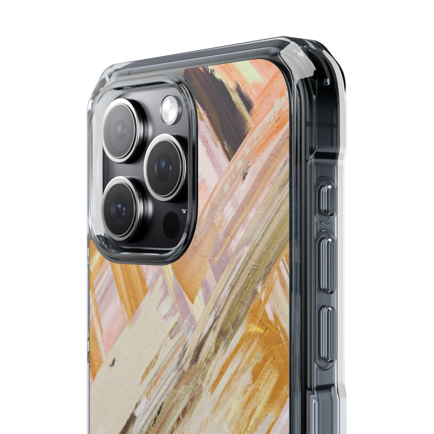 Clear Magnetic Phone Case – Brush & Bronze
