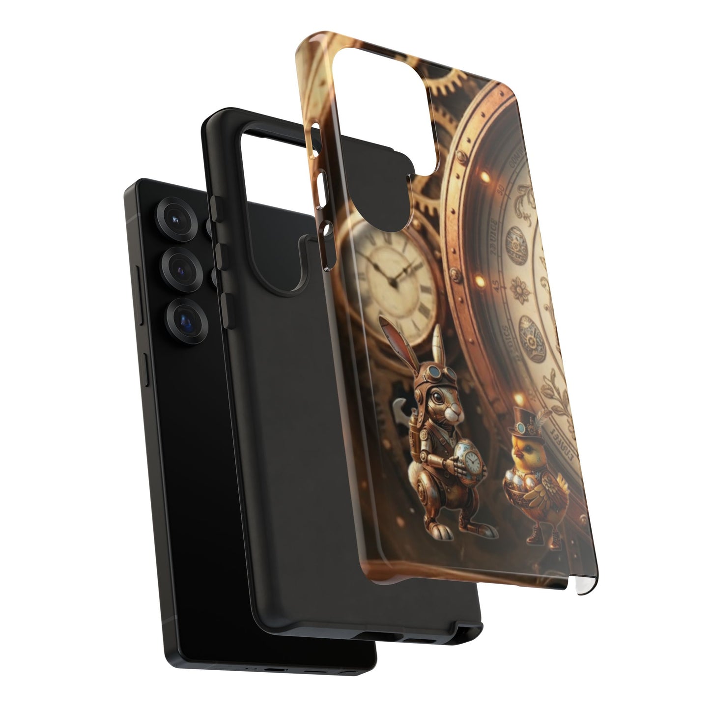 Protective Phone Case – Clockwork Cottontail