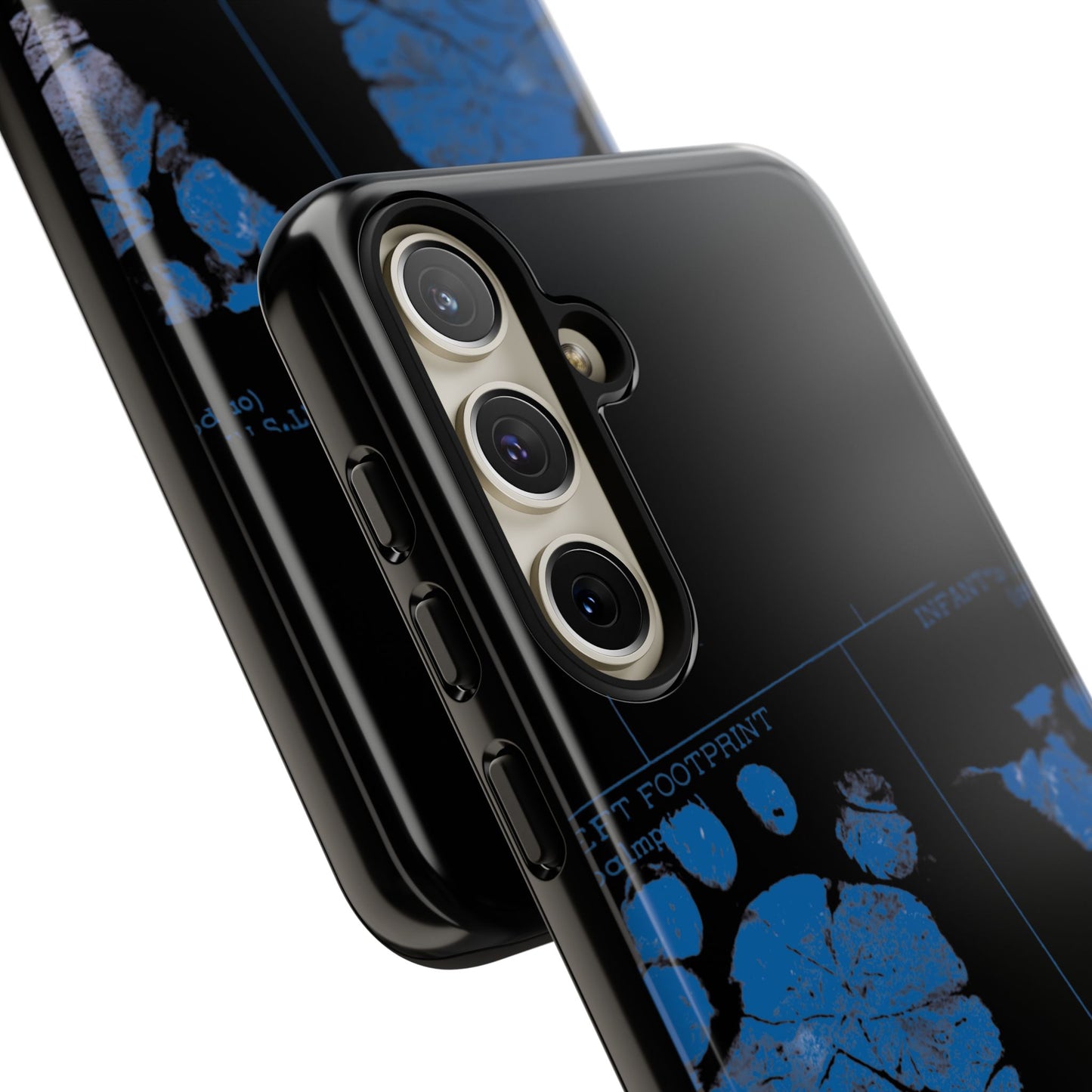 Protective Phone Case – Mom’s Little Blue Footprints