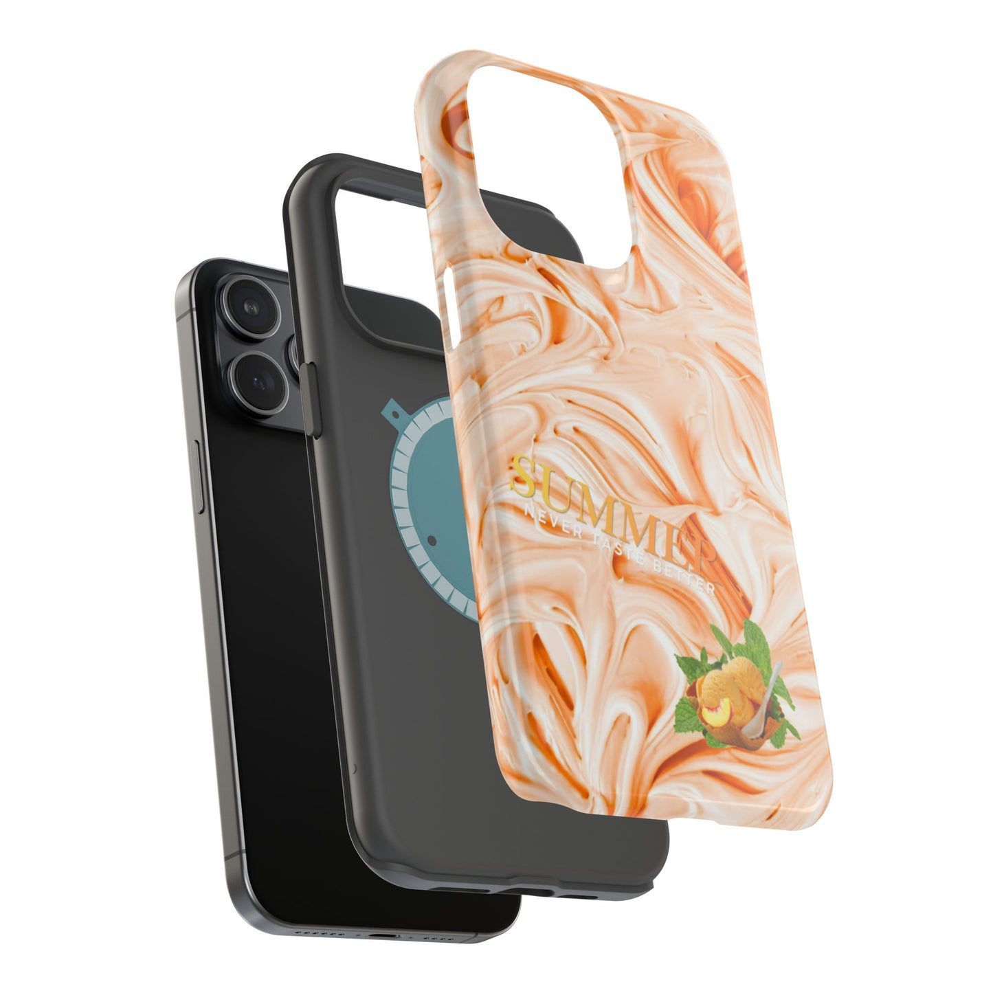 Wireless-Charging Compatible Case – Peach Sorbet