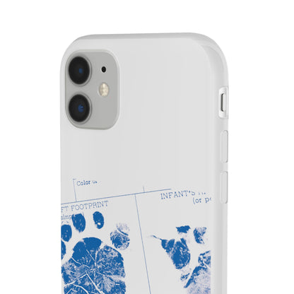 Flexi Case – Mom’s Little Blue Footprints