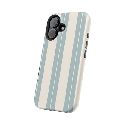 Wireless-Charging Compatible Case – Coastal Stripe
