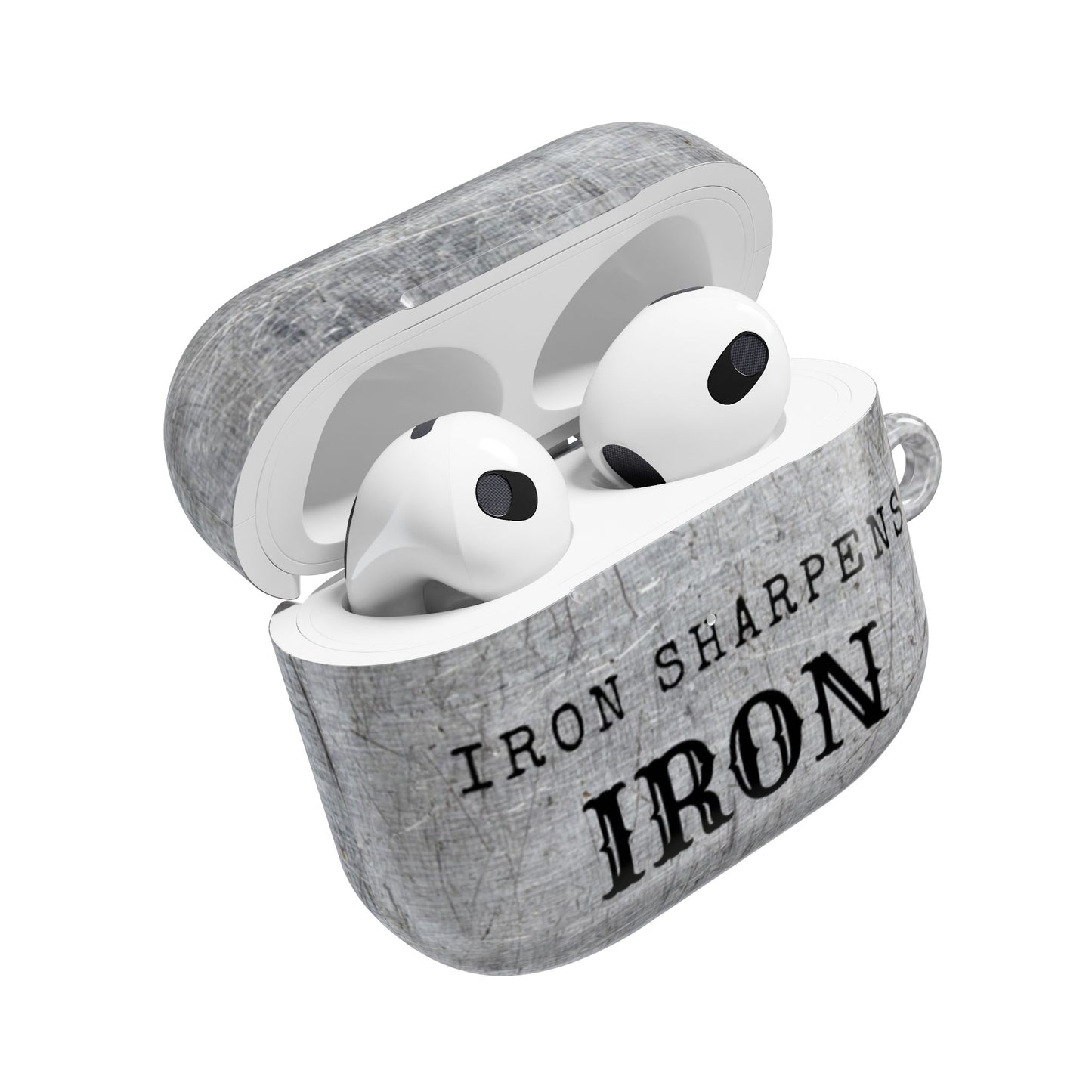Earbud Case Cover – Forged Steel