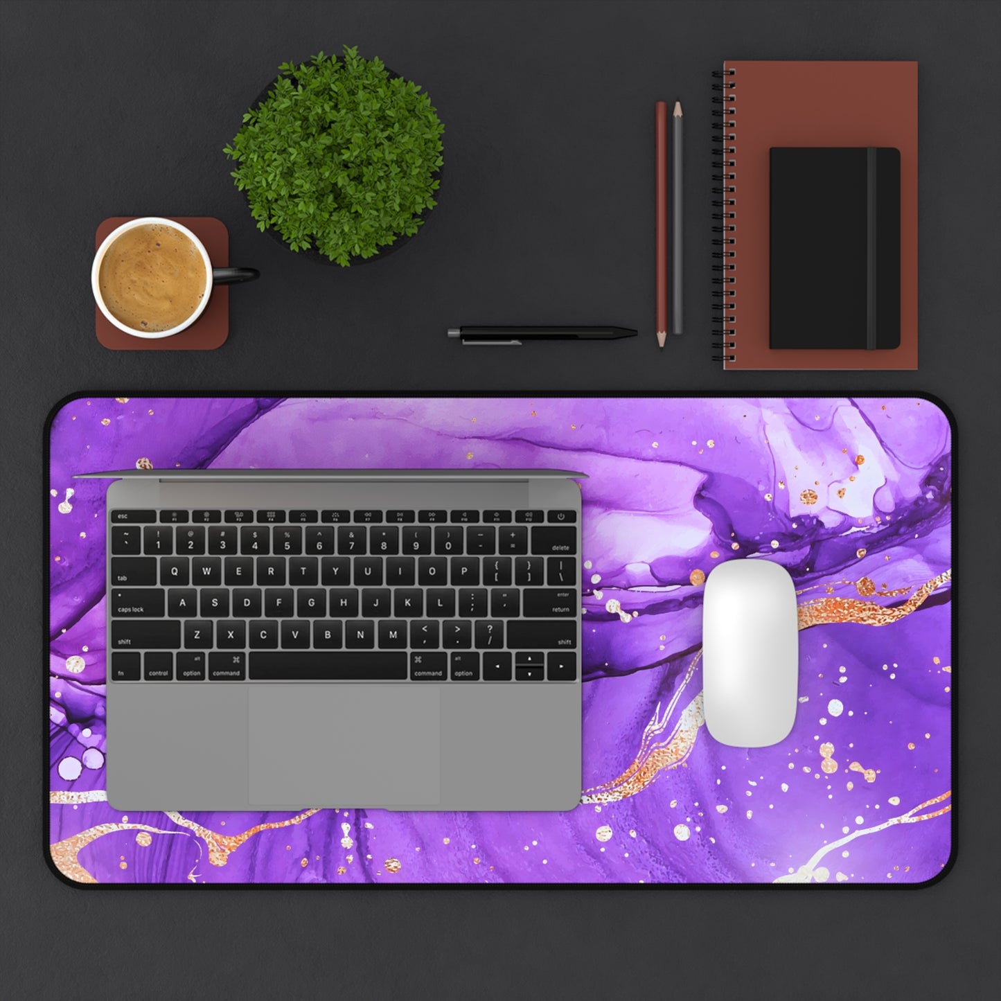 Desk Mat – Gilded Violet