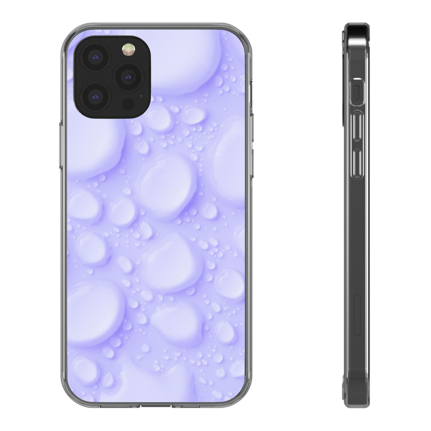 Clear Phone Case – Lilac Dew