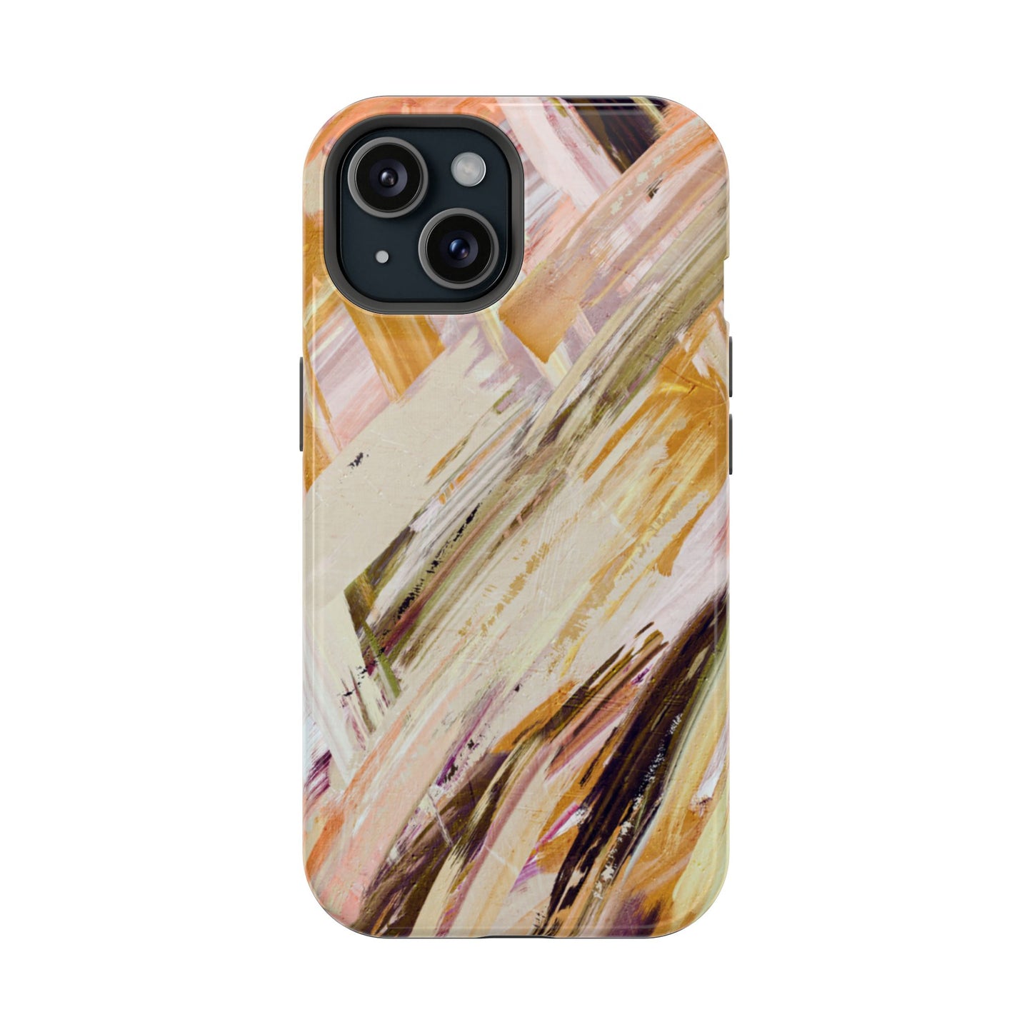 Wireless-Charging Compatible Case – Brush & Bronze