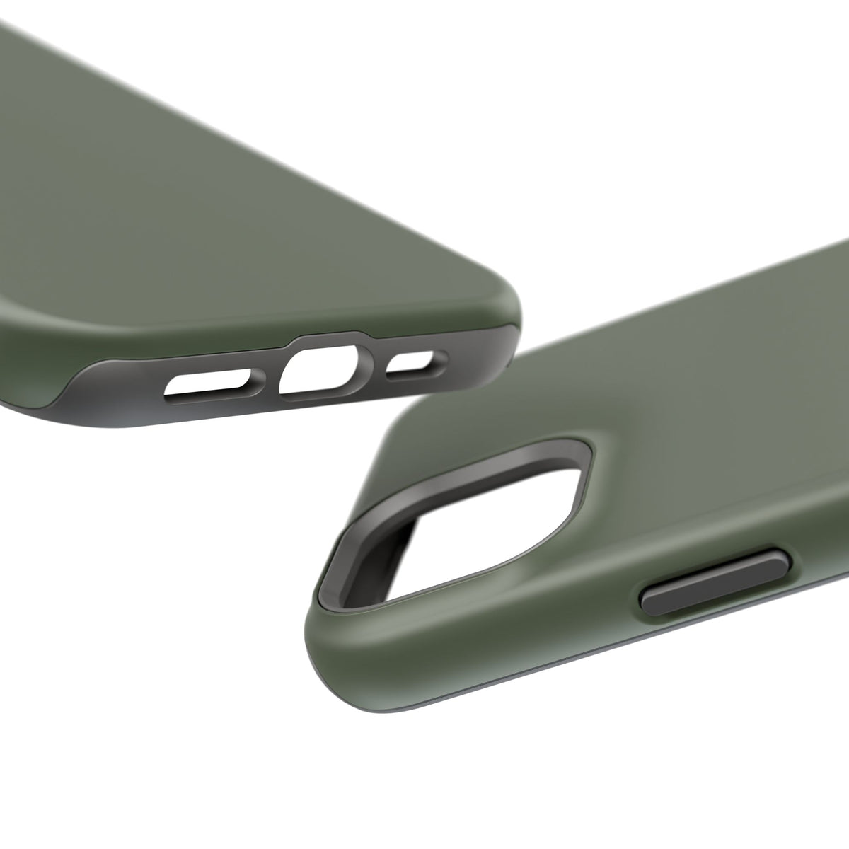 Impact-Resistant Phone Case — Military Green Protective Shockproof Cover
