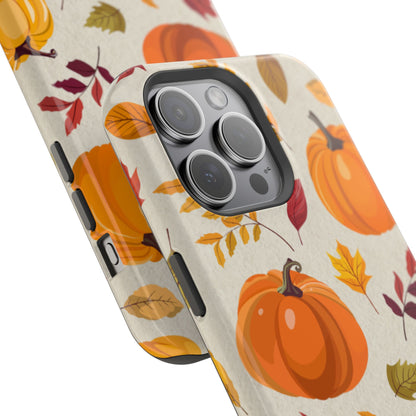 Wireless-Charging Compatible Case – Falling for Pumpkin