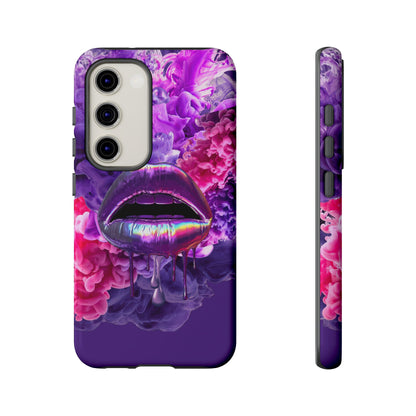 Protective Phone Case – Purple Haze Lips