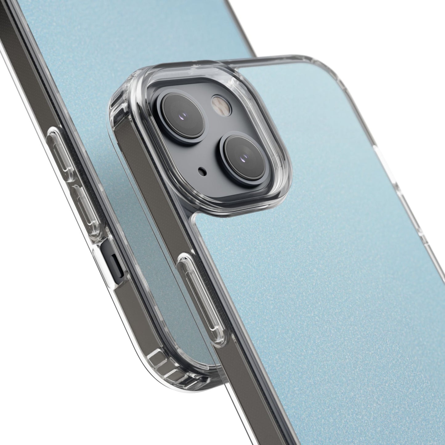 Clear Phone Case – Blue Whisper