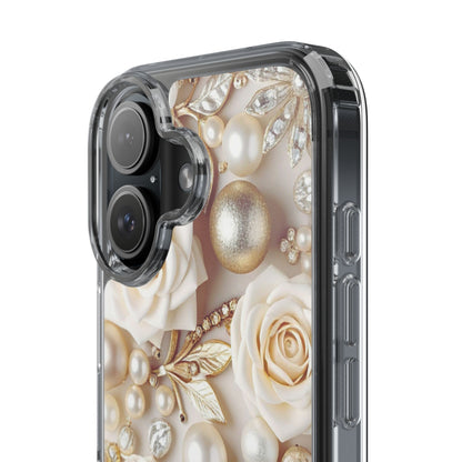 Clear Phone Case – Ivory Opulence